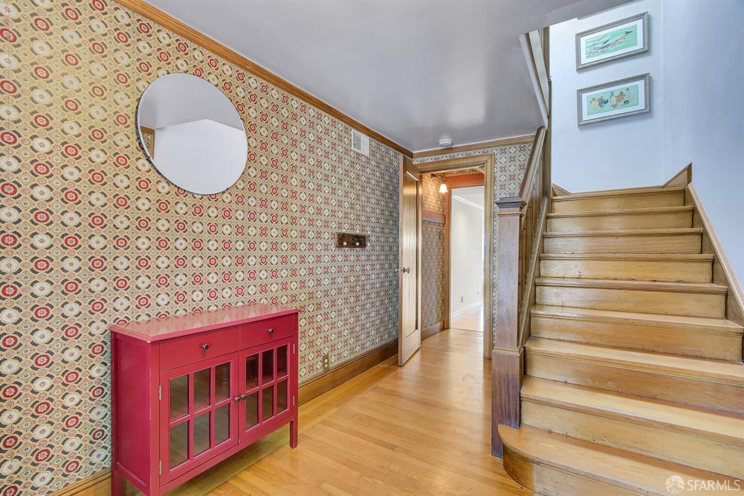 3927 Clement Street San Francisco, CA 94121 - Photo 7 of 72 a view of entryway with wooden floor