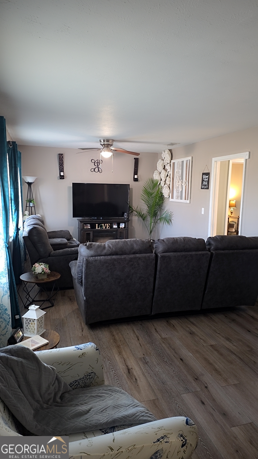 293 Williams Street Northeast Pelham, GA 31779 - Photo 3 of 19 a living room with furniture and a flat screen tv