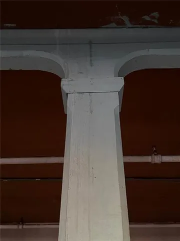 a view of a fireplace