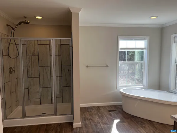 a view of a room with empty racks