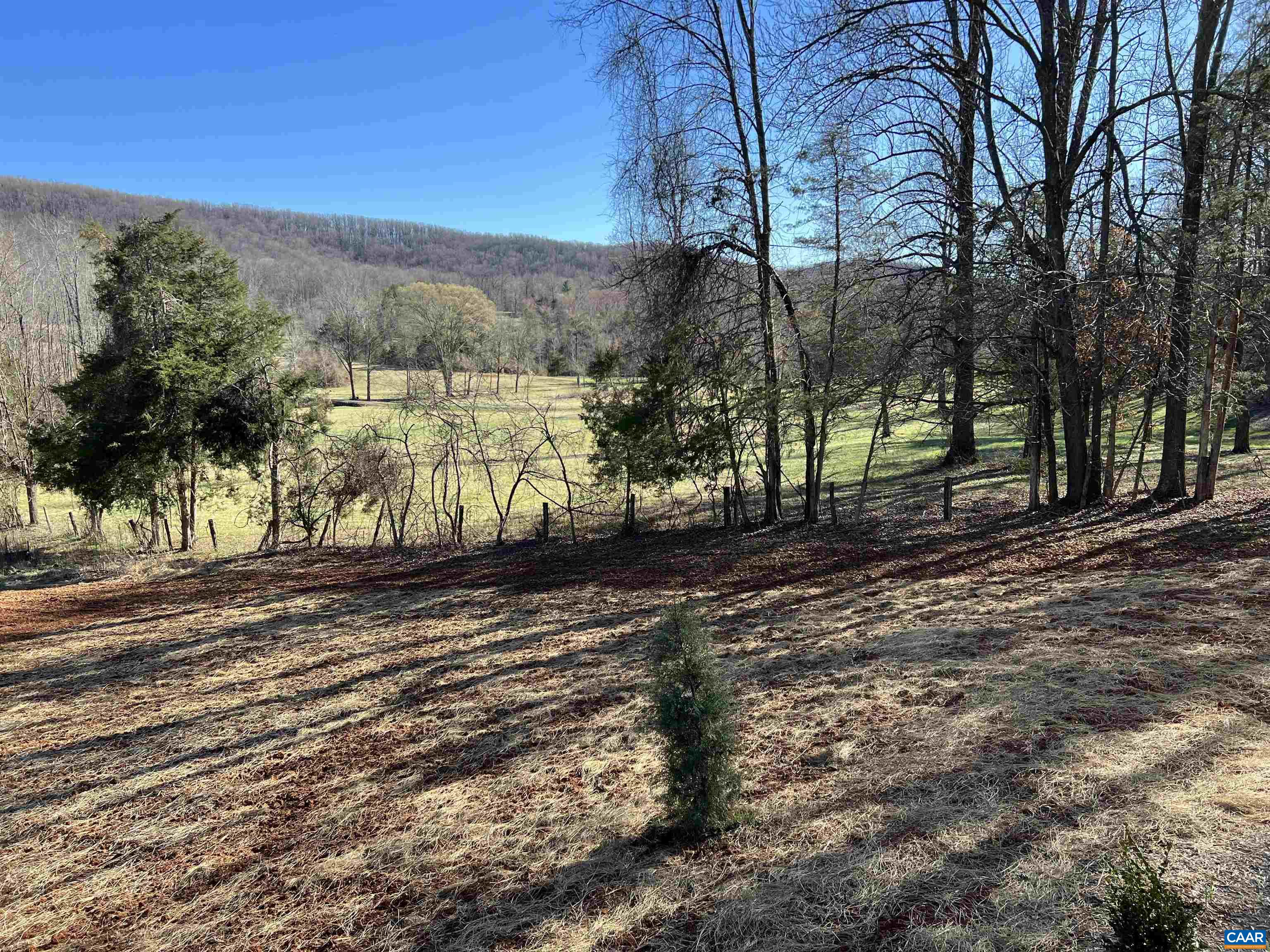 3123 Scottsville Road Charlottesville, VA 22902 - Photo 19 of 22 a view of a yard with mountain view