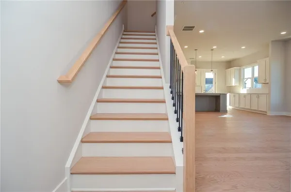 a view of an empty room