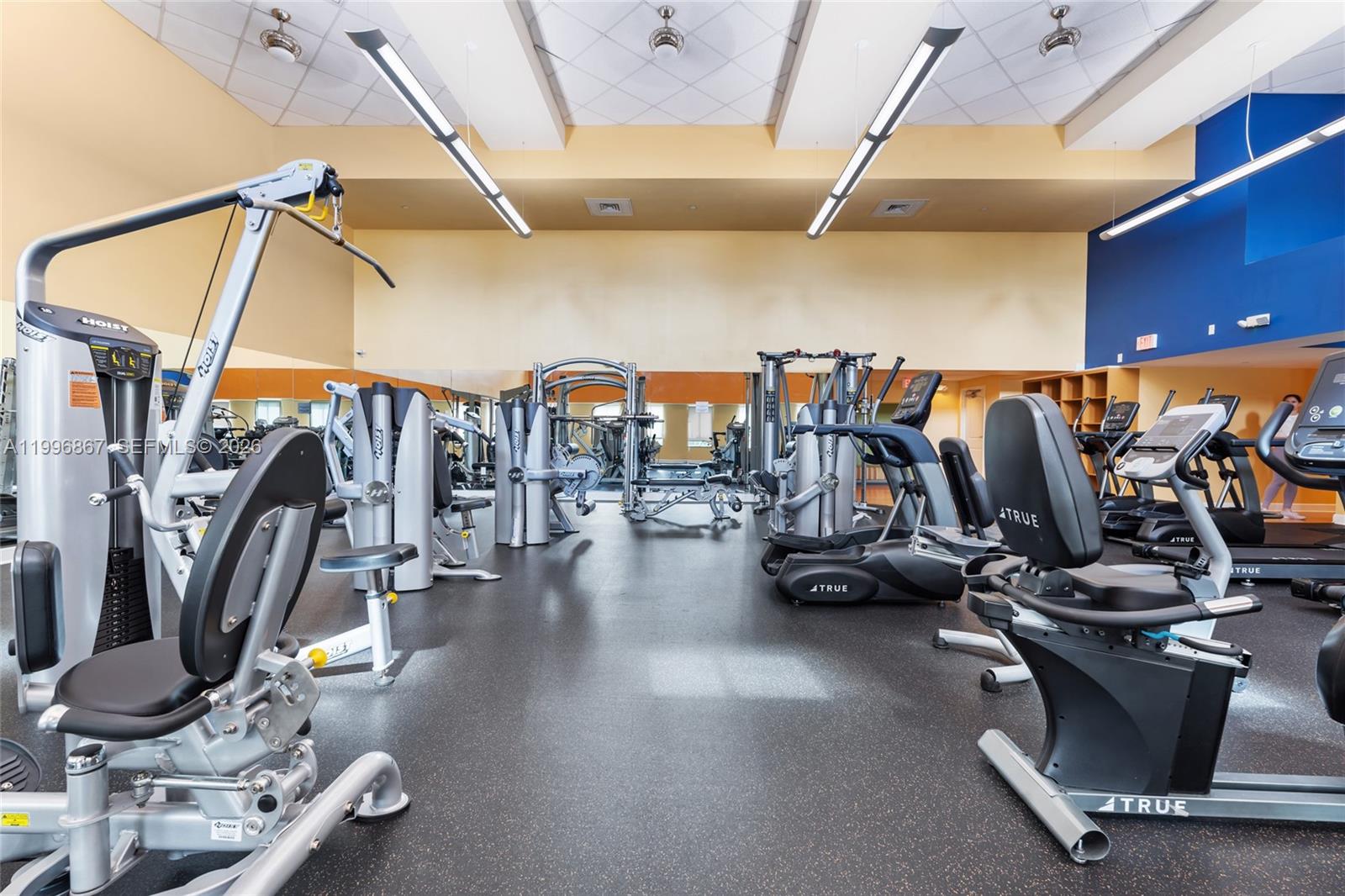 7350 Southwest 89th Street, Unit 1703S Miami, FL 33156 - Photo 28 of 29 a view of a room with gym equipment