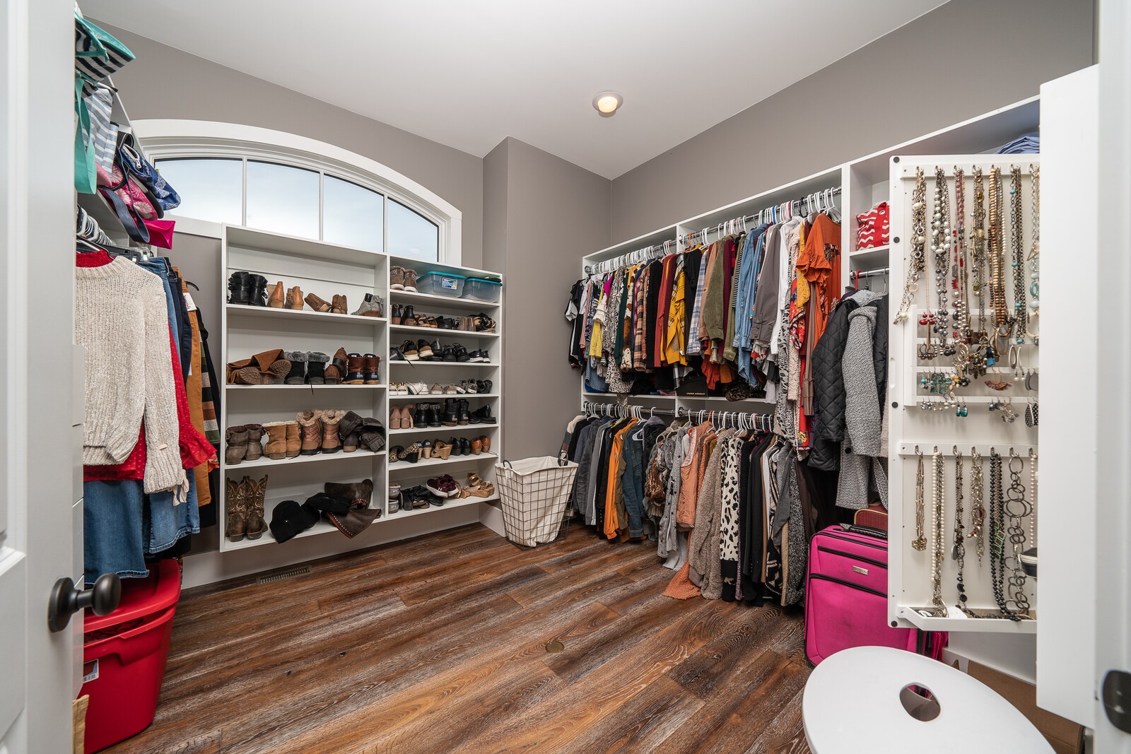 4250 Moss Road Baxter, TN 38544 - Photo 38 of 69 a view of walk in closet with clothes and shoes