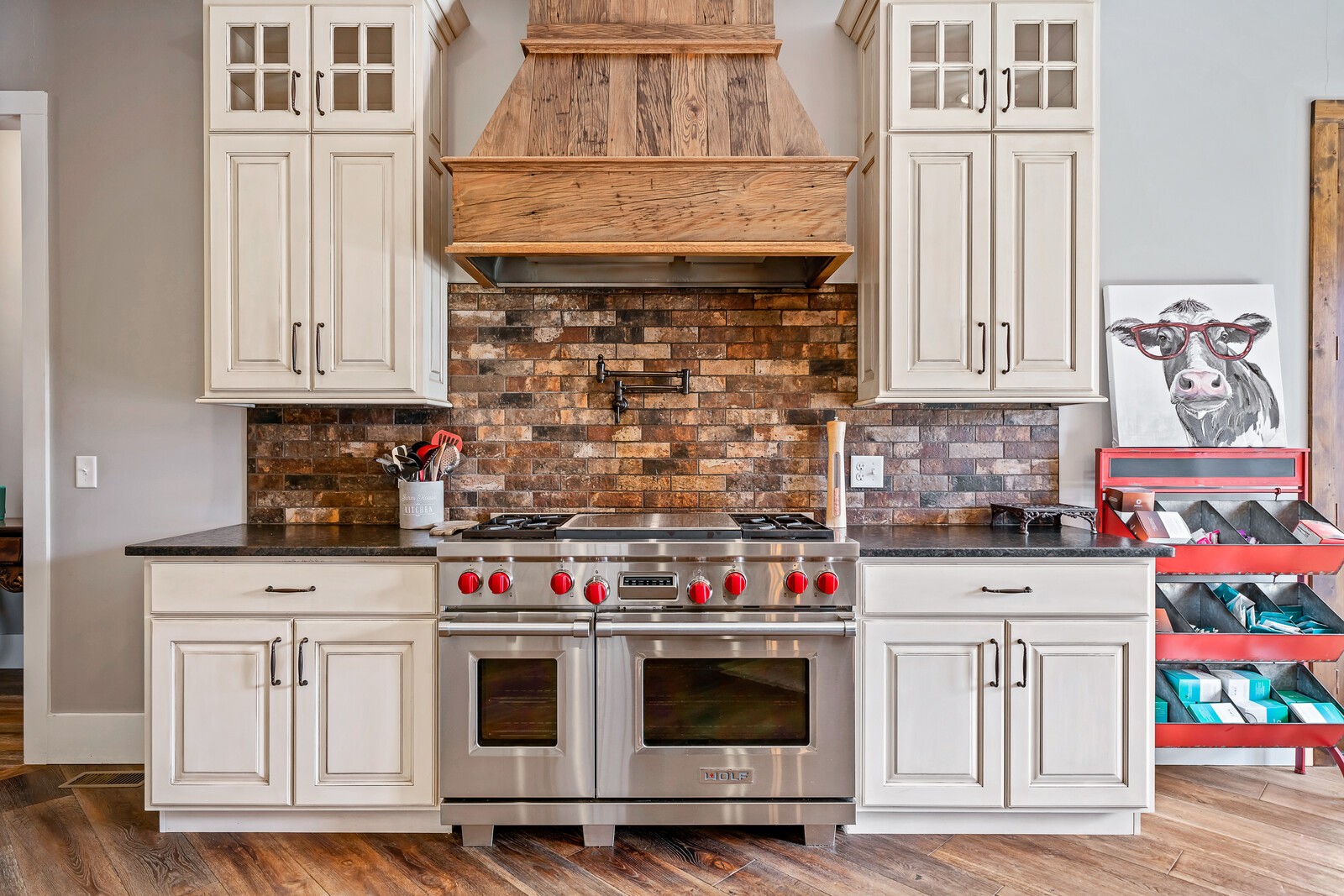 4250 Moss Road Baxter, TN 38544 - Photo 57 of 69 a kitchen with stainless steel appliances granite countertop a stove and cabinets
