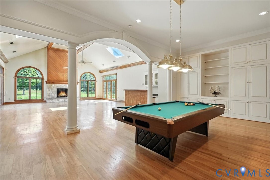 11701 Johnson Road Petersburg, VA 23805 - Photo 12 of 37 a room with pool table and wooden floor