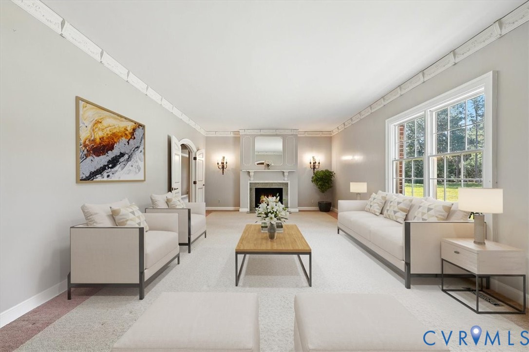 11701 Johnson Road Petersburg, VA 23805 - Photo 18 of 37 a living room with furniture mirror and window
