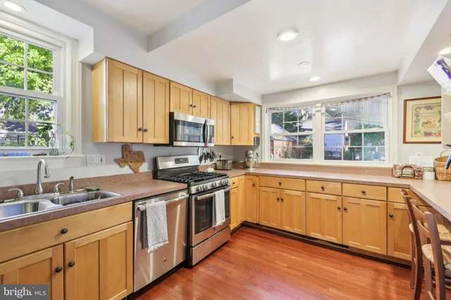 a living room with a bed furniture and a window