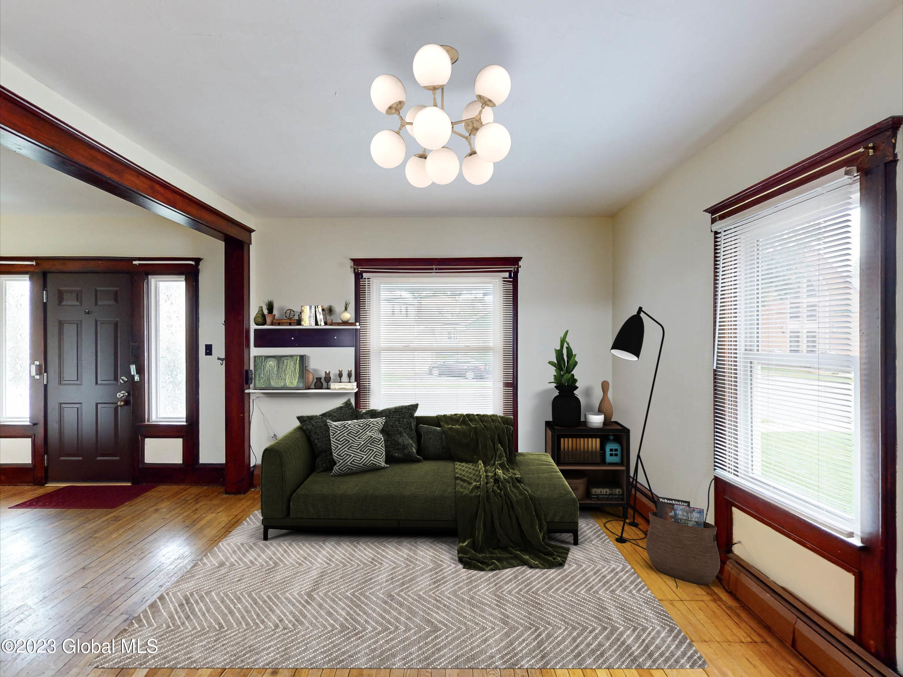 94 Whitehall Road Albany, NY 12209 - Photo 2 of 29 STAGED LIVING ROOM