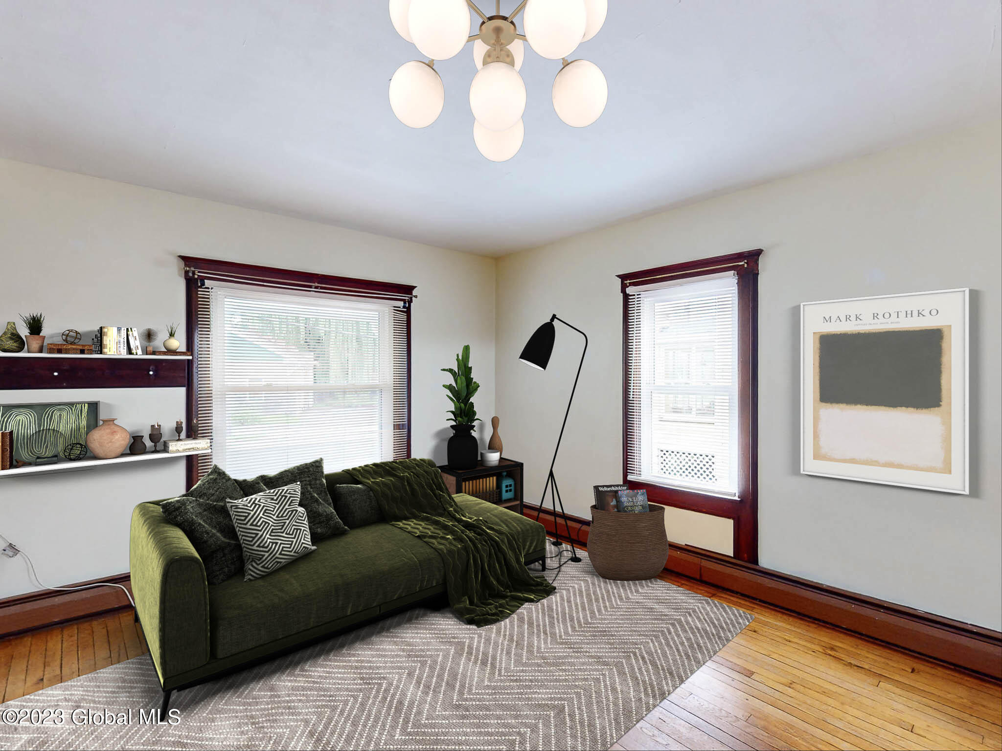 94 Whitehall Road Albany, NY 12209 - Photo 3 of 29 STAGED LIVING ROOM
