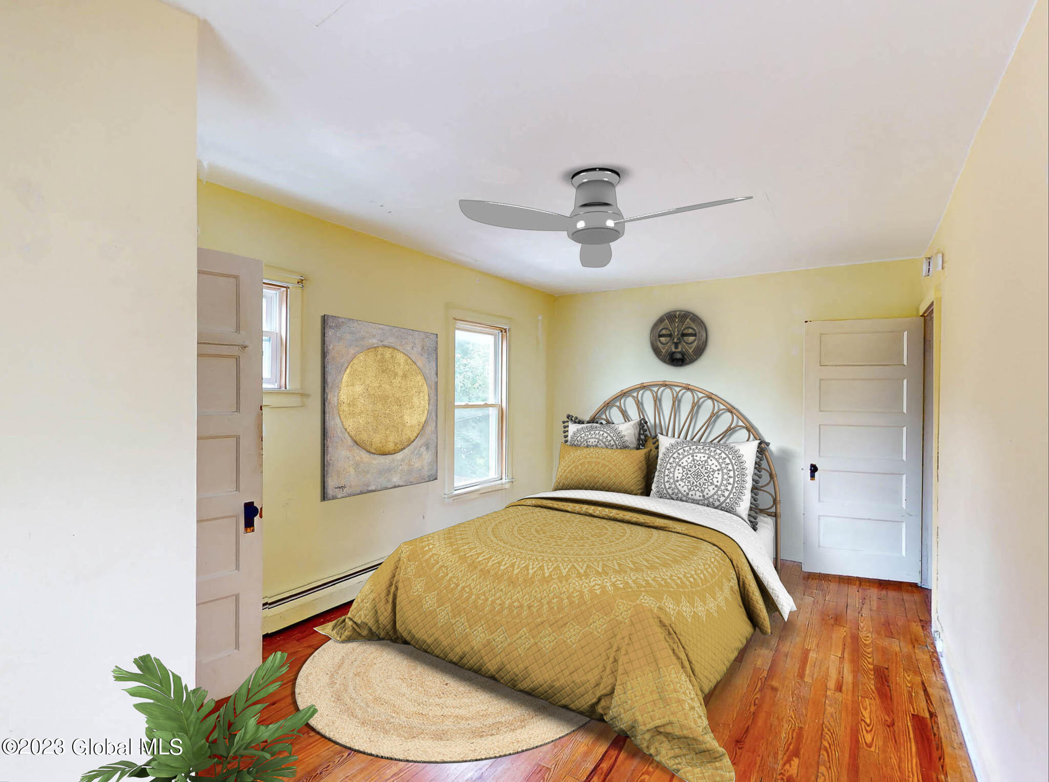 94 Whitehall Road Albany, NY 12209 - Photo 6 of 29 STAGED PRIMARY BEDROOM