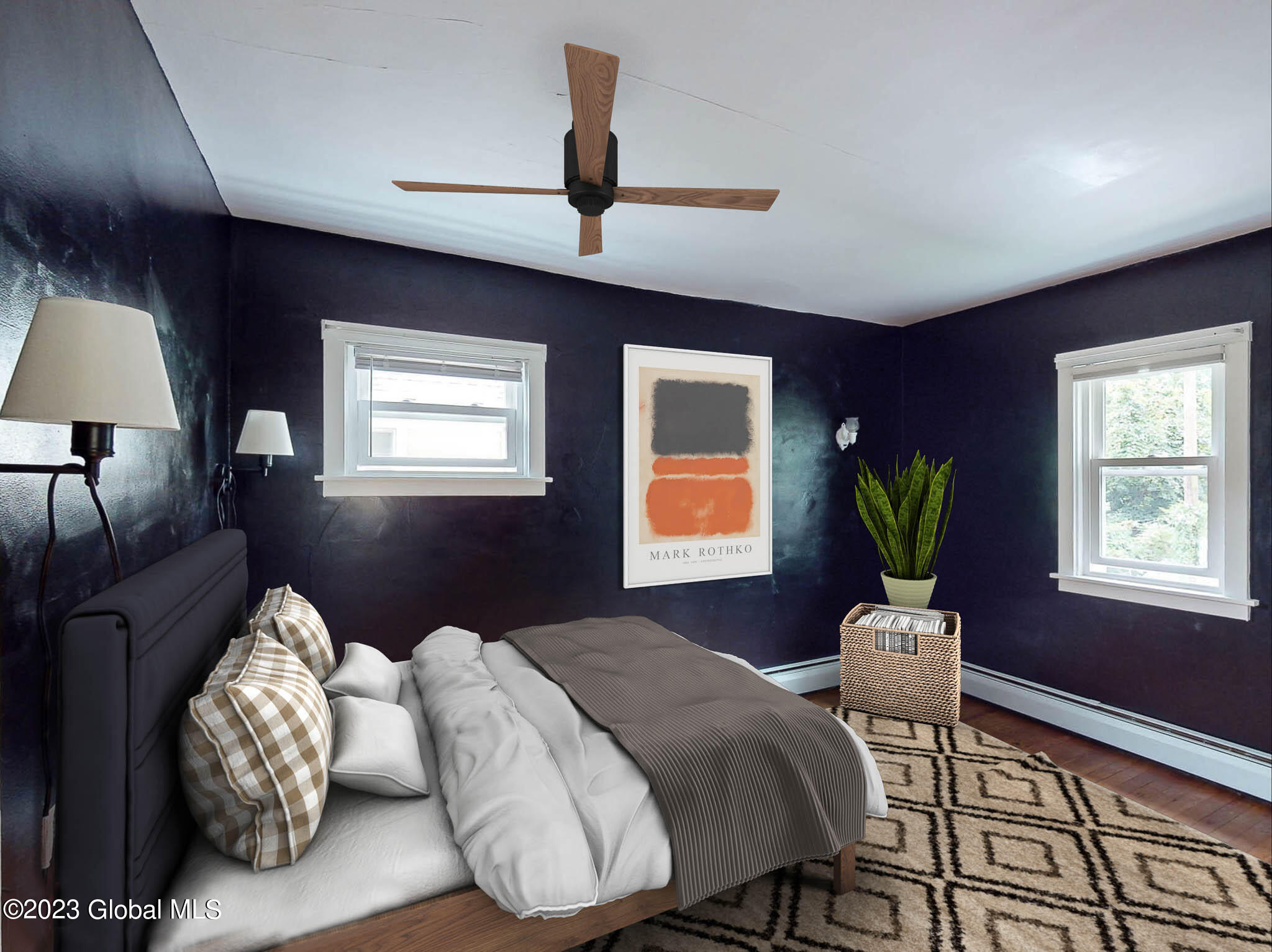 94 Whitehall Road Albany, NY 12209 - Photo 9 of 29 STAGED GUEST BEDROOM