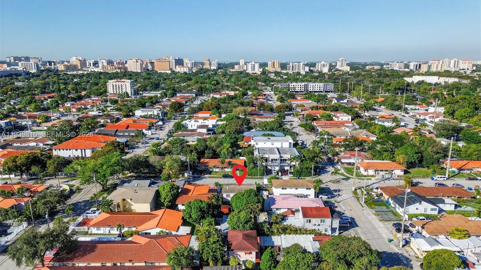 1633 Southwest 30th Avenue Miami, FL 33145 - Photo 27 of 30 an aerial view of a city