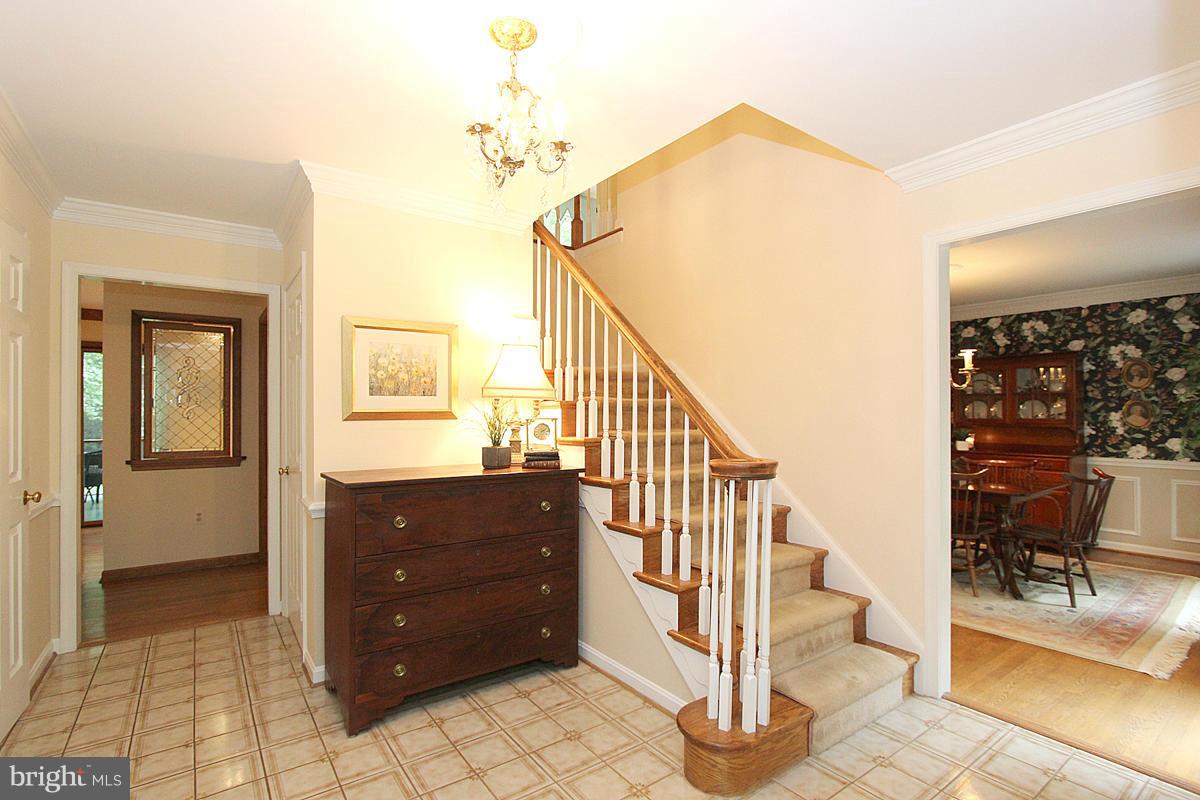 8212 Honeysuckle Road Manassas, VA 20112 - Photo 3 of 30 Elegant Foyer with Imported Italian Tile