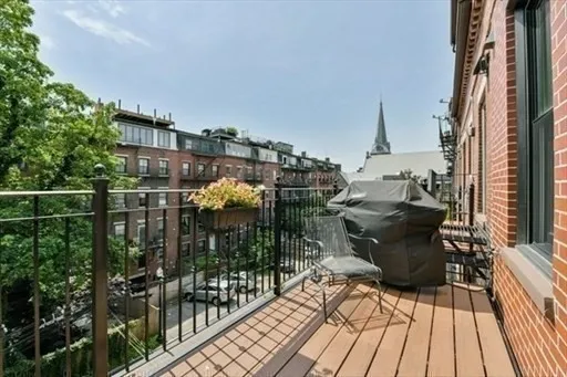 a view of balcony and deck