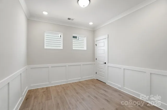 wooden floor in an empty room