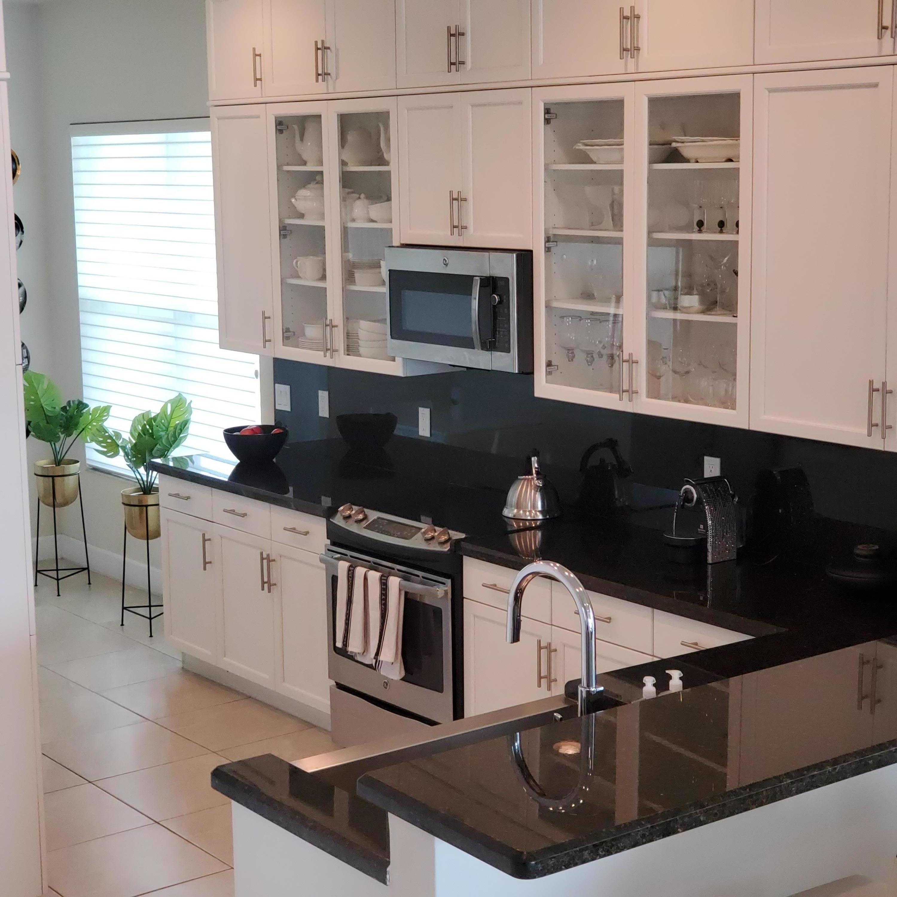 Kitchen with counter top
