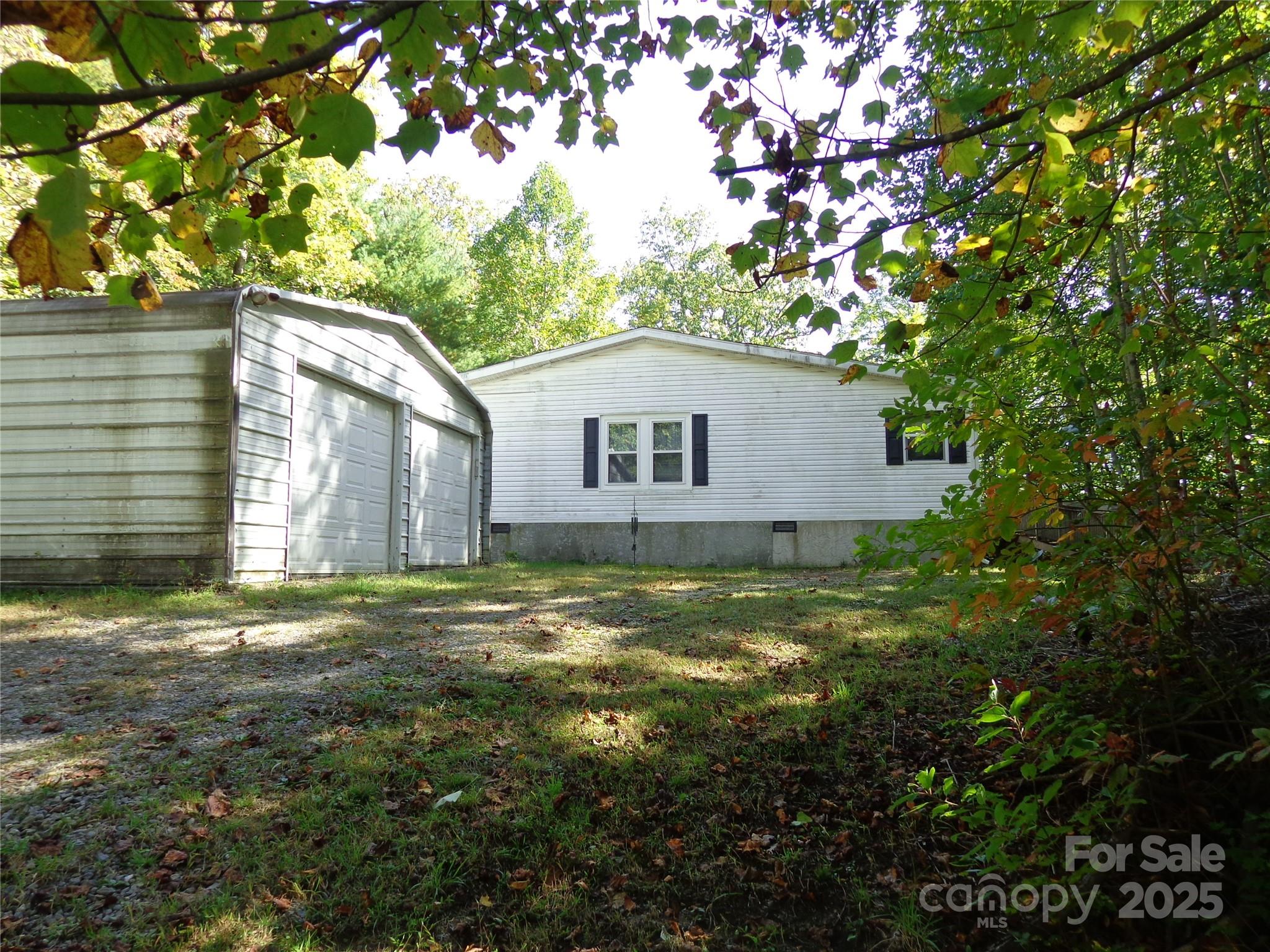 a house view with a outdoor space