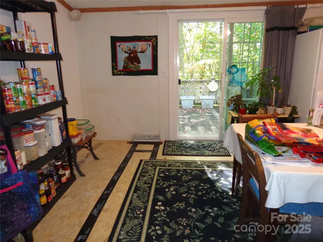 a room with storage and utility