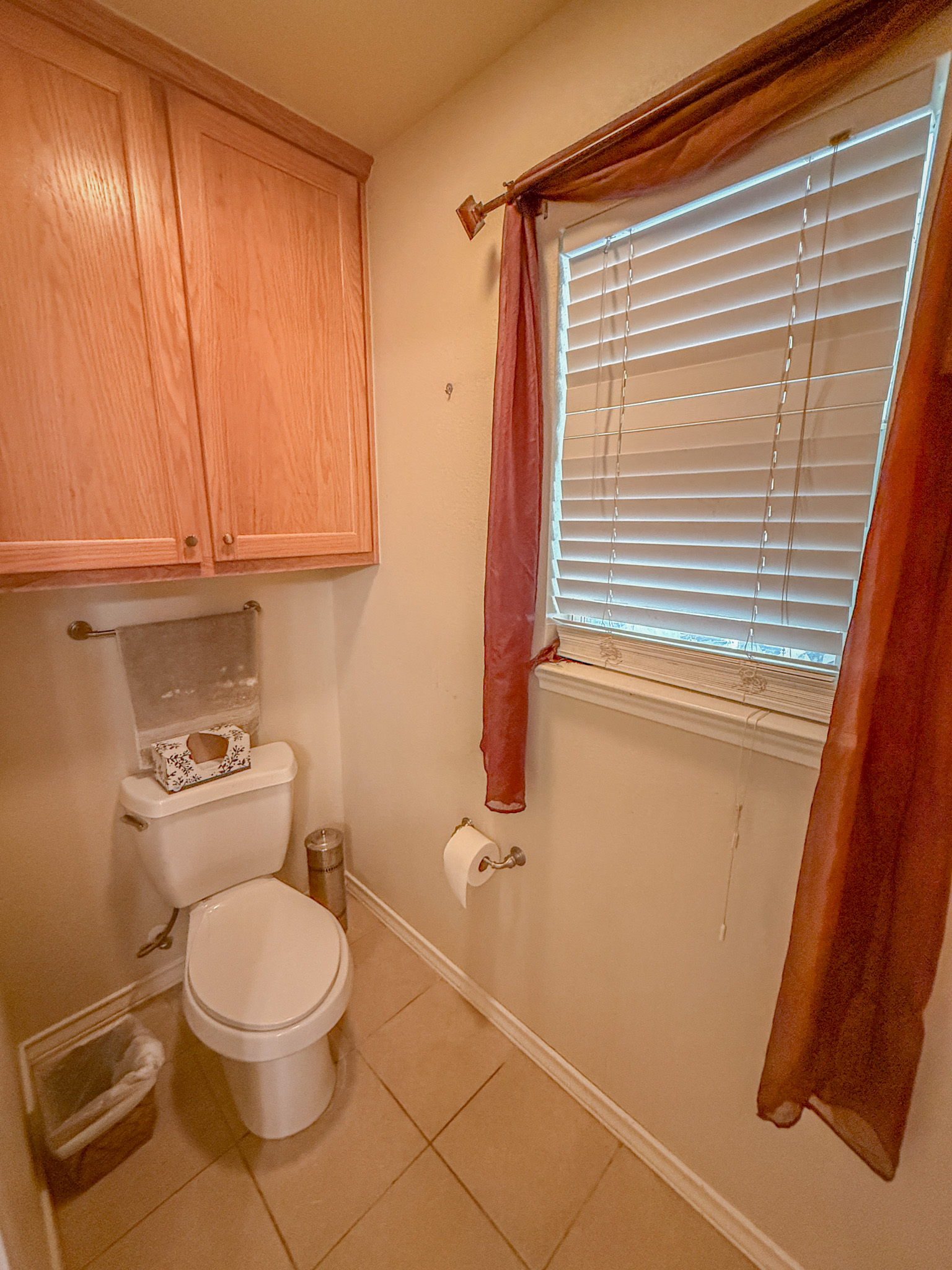 Undisclosed Address Georgetown, TX 78633 - Photo 31 of 37 a bathroom with a toilet and a shower curtain