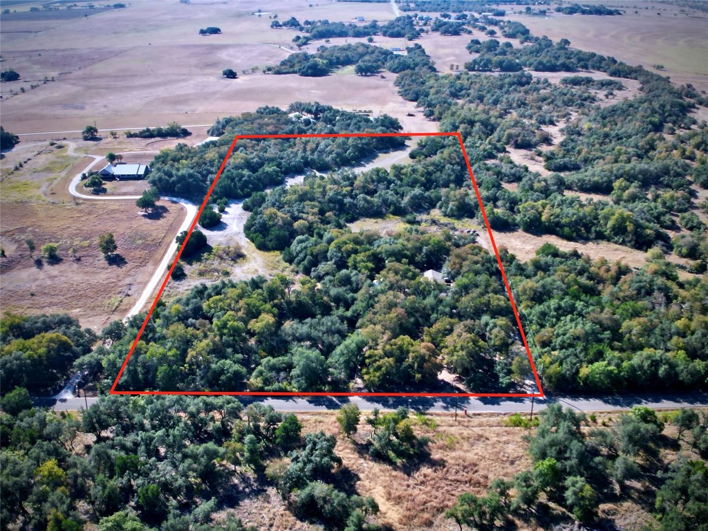 Undisclosed Address Georgetown, TX 78633 - Photo 36 of 37 Aerial view of property and surrounding area with property parcel outlined
