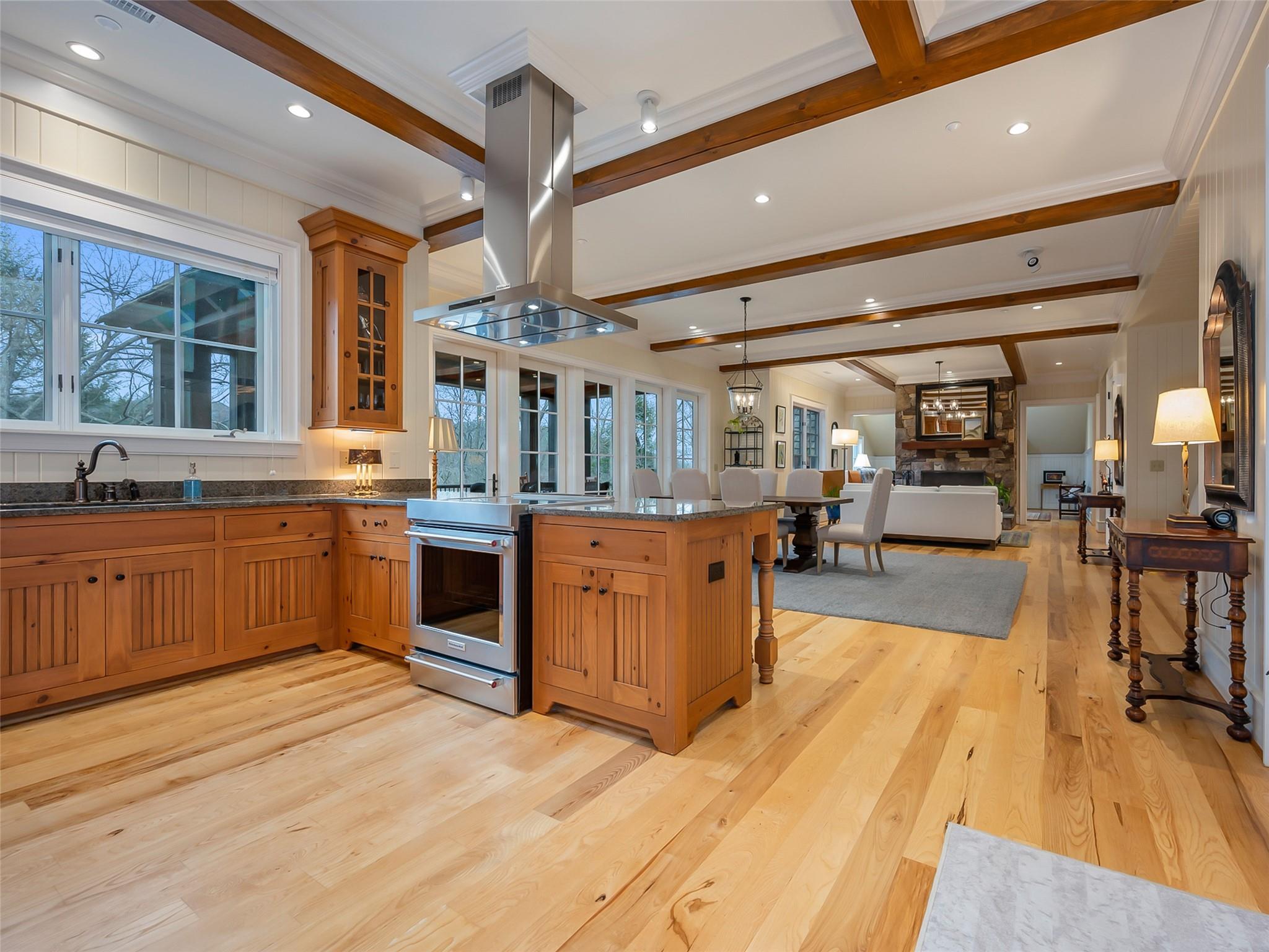 275 Clubhouse, Unit C301 Mill Spring, NC 28756 - Photo 12 of 41 a large kitchen with stainless steel appliances double vanity and a large window
