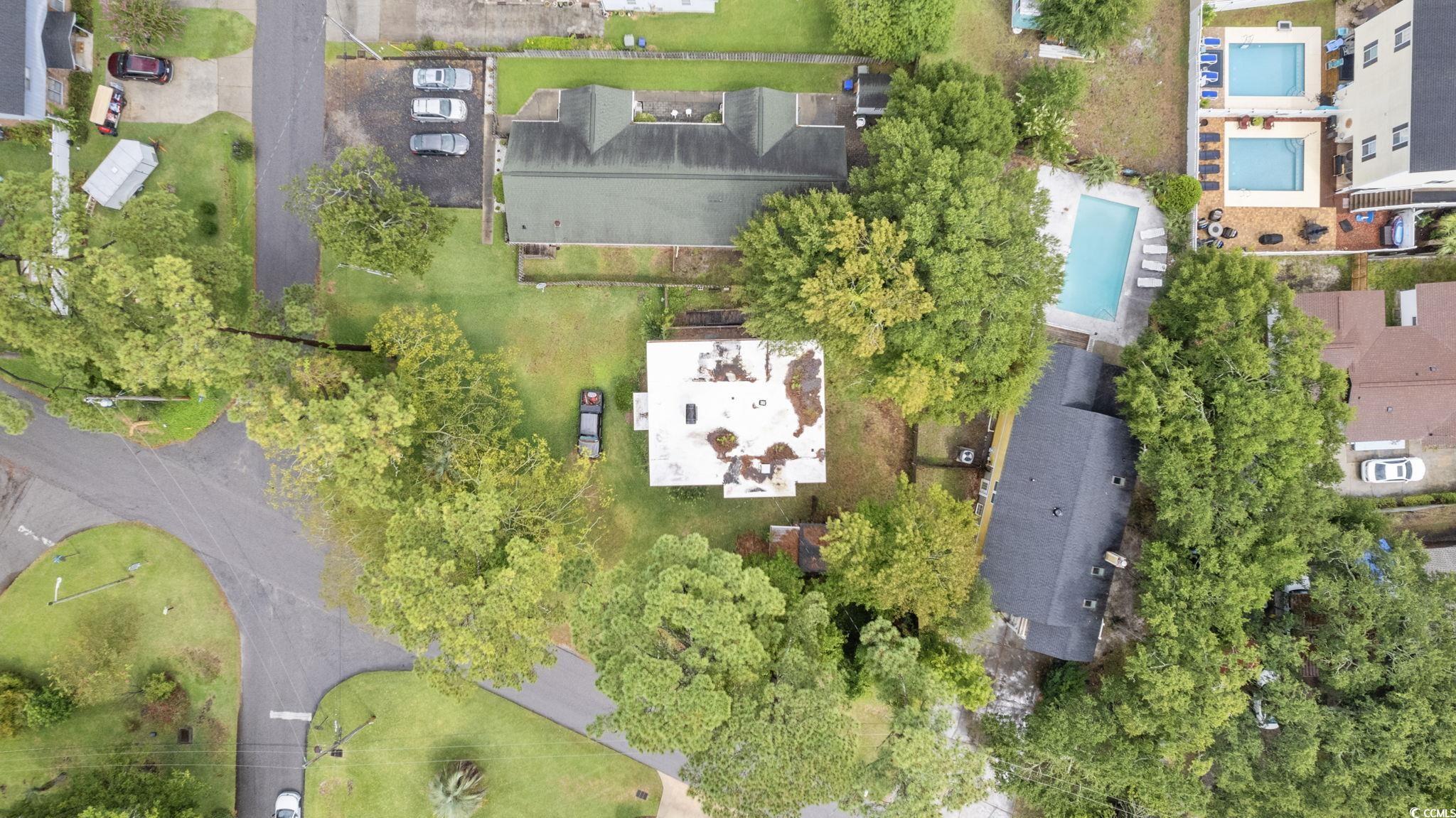 317 South Myrtle Drive Surfside Beach, SC 29575 - Photo 2 of 9 Birds eye view of property