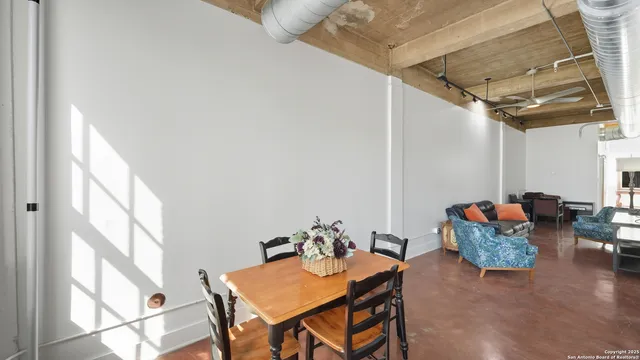 a outdoor space with furniture