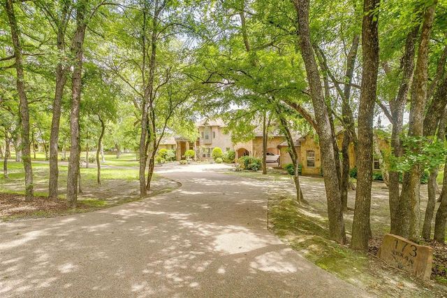 a view of road with trees