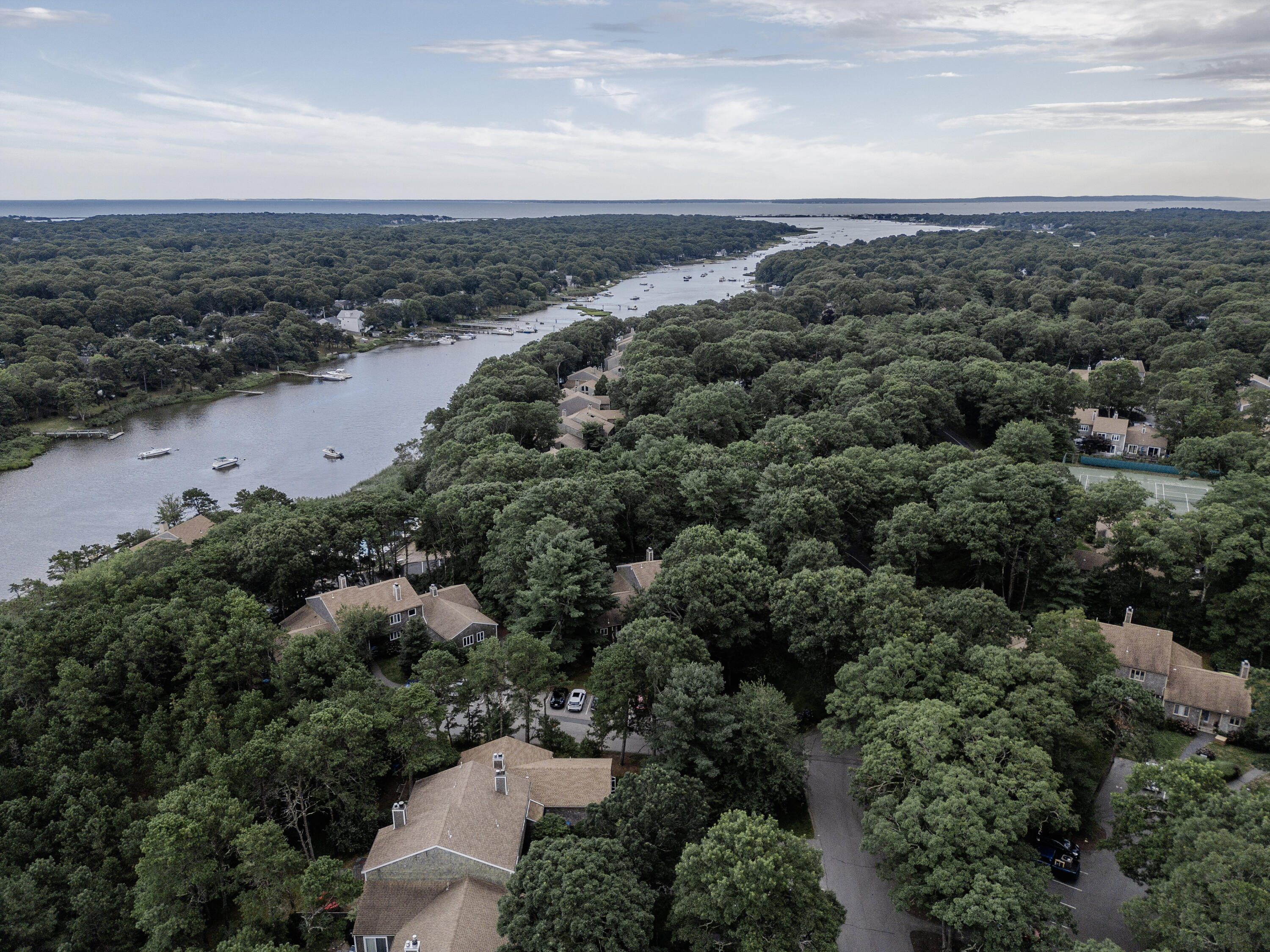 32 Sandy Reach Teaticket, MA 02536 - Photo 21 of 25 an aerial view of multiple house