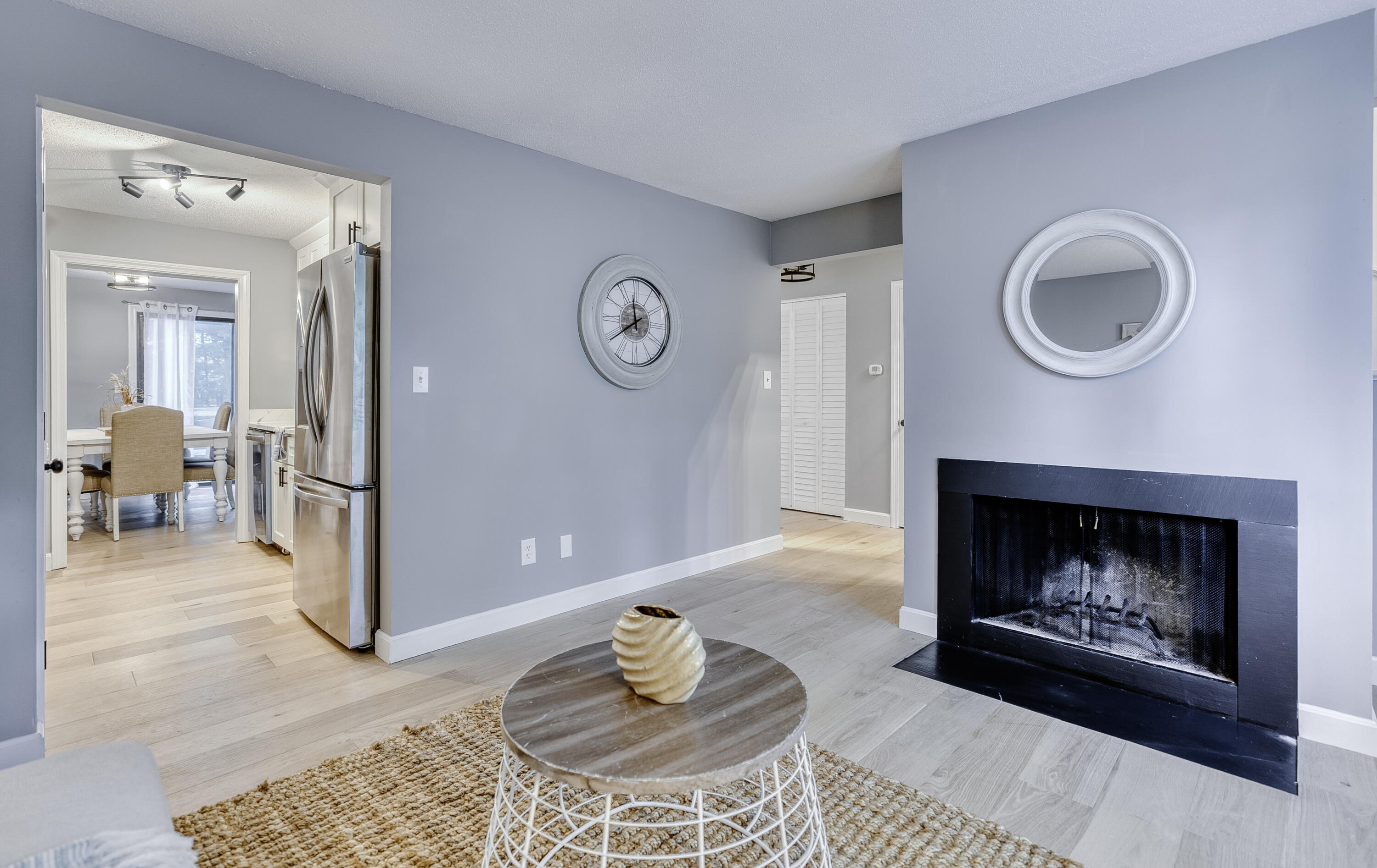 32 Sandy Reach Teaticket, MA 02536 - Photo 9 of 25 a living room with furniture and a fireplace