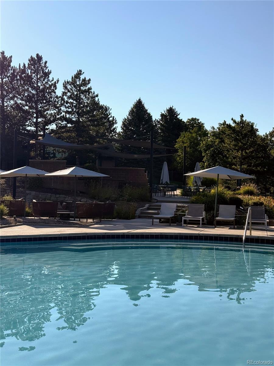 8578 Gold Peak Drive, Unit D Highlands Ranch, CO 80130 - Photo 24 of 50 a view of a lake with outdoor seating