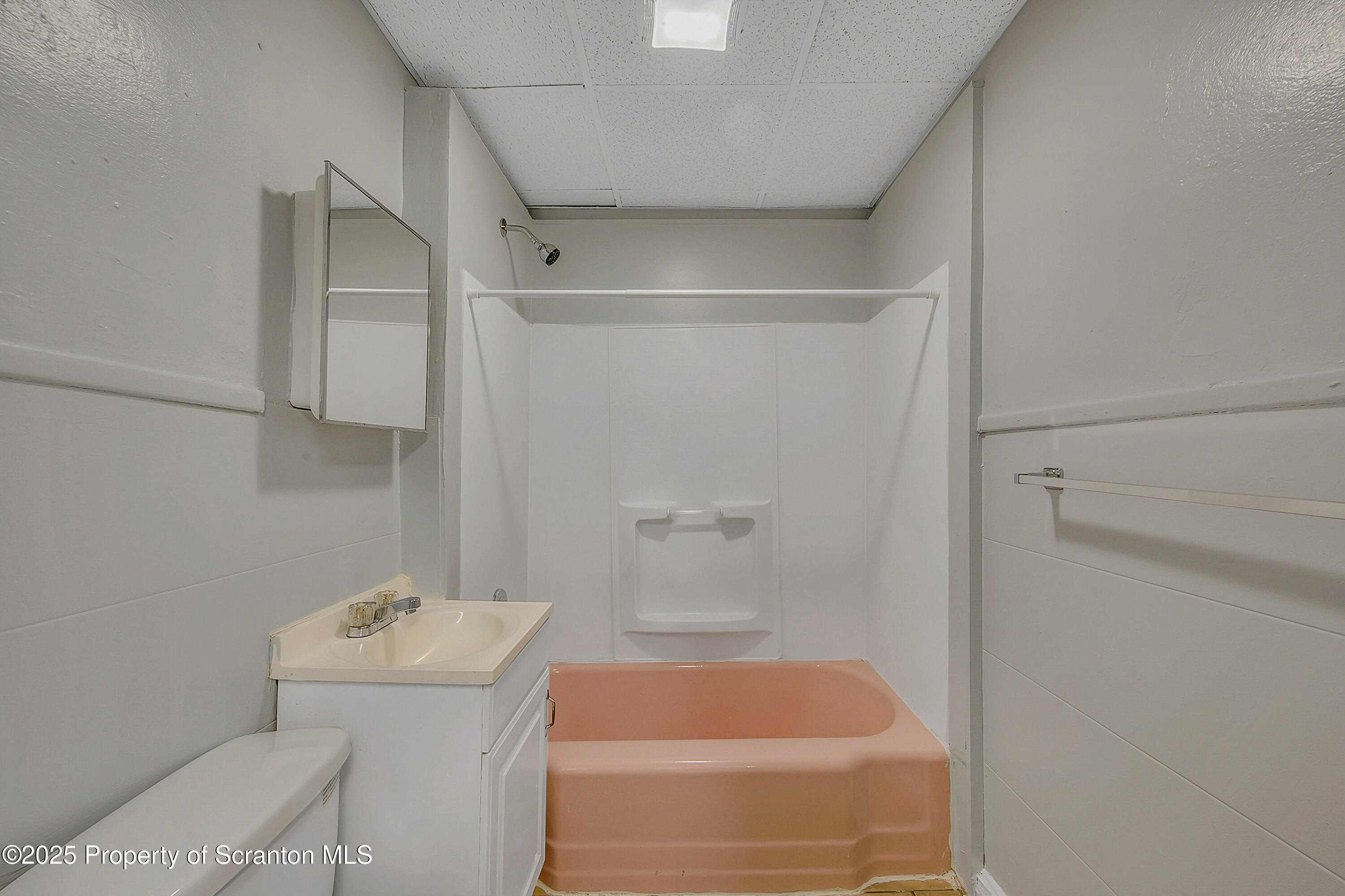 1007 Washburn Street, Unit 1 Scranton, PA 18504 - Photo 13 of 14 a bathroom with a shower and toilet