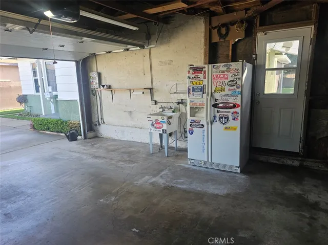 a view of storage and utility room