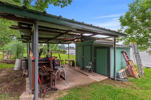 a view of a house with a patio