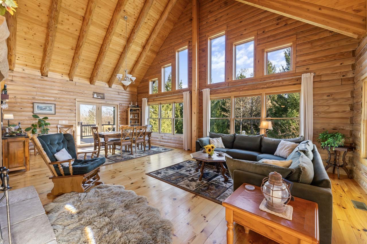 18508 128th Street Bristol, WI 53104 - Photo 7 of 48 a living room with furniture and a floor to ceiling window