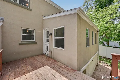 a view of outdoor space and deck