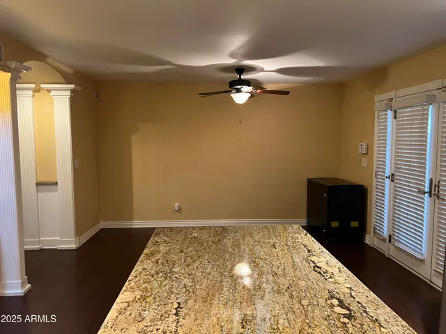 wooden floor in an empty room