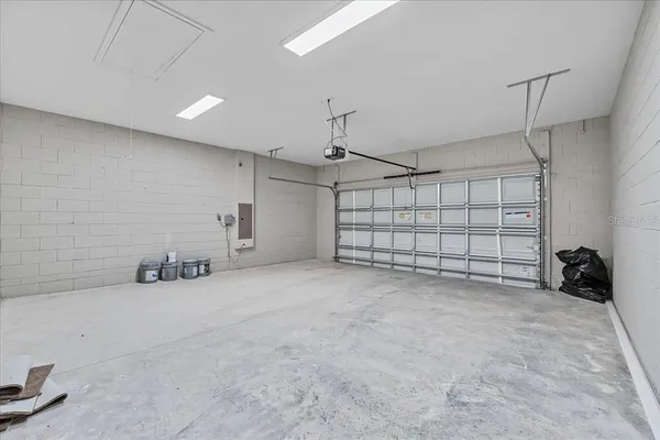 a view of backyard with green space