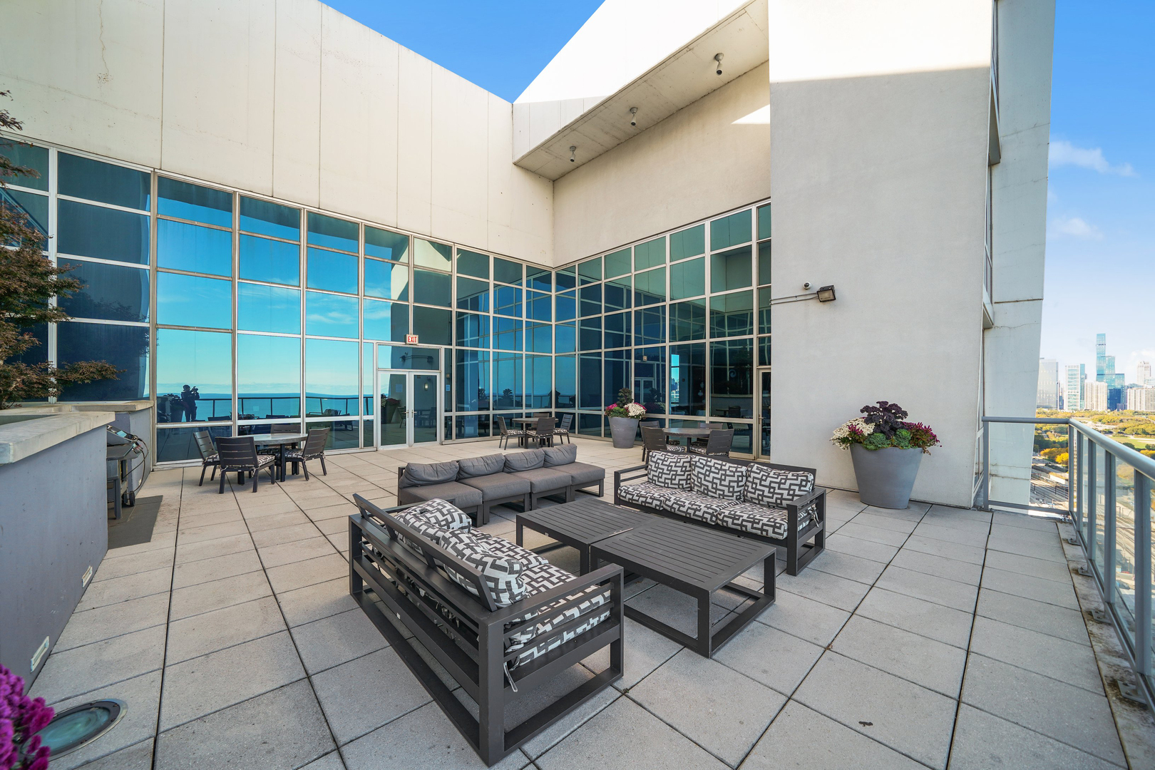 1629 South Prairie Avenue, Unit 2709 Chicago, IL 60616 - Photo 31 of 37 a building outdoor space with patio furniture