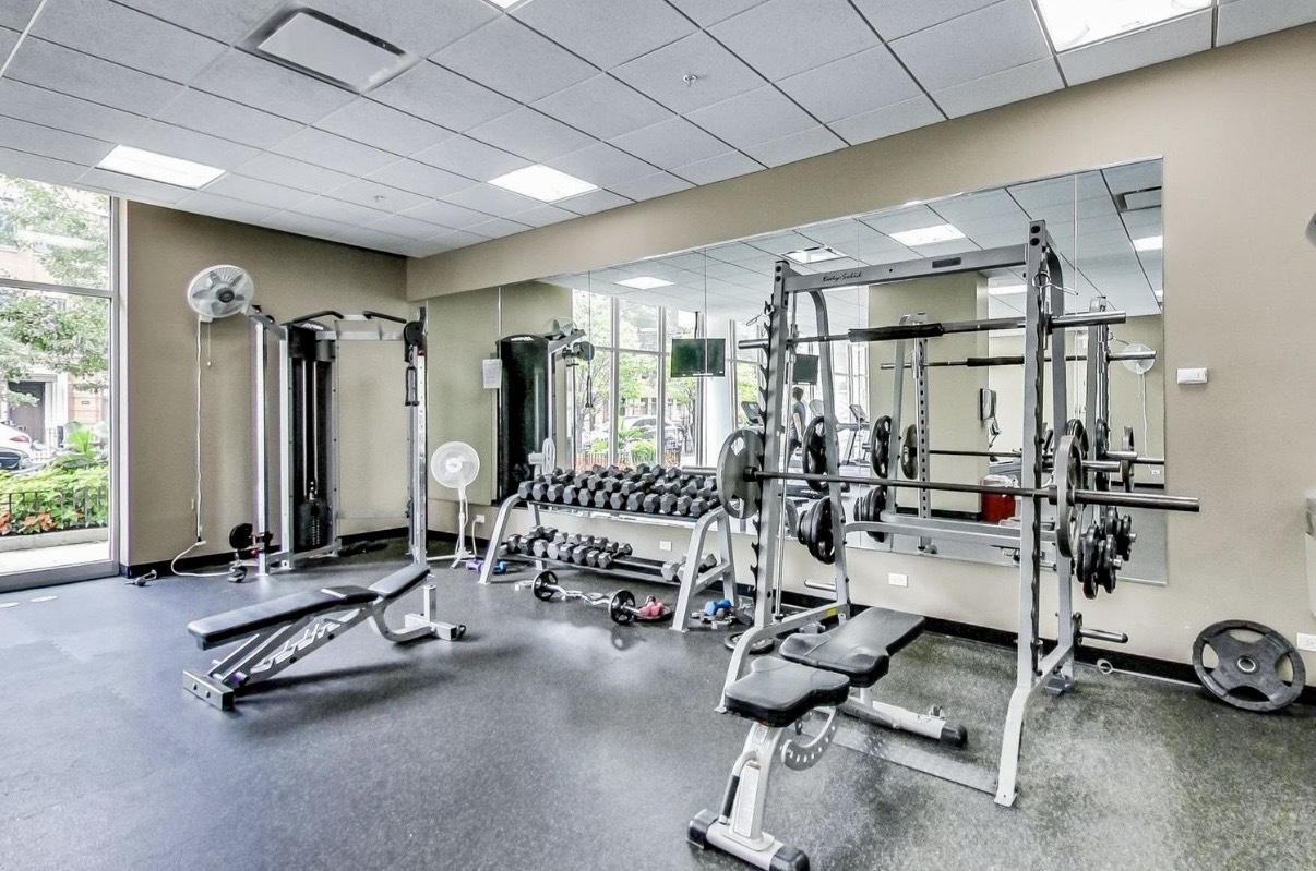 1629 South Prairie Avenue, Unit 2709 Chicago, IL 60616 - Photo 33 of 37 a view of a room with gym equipment