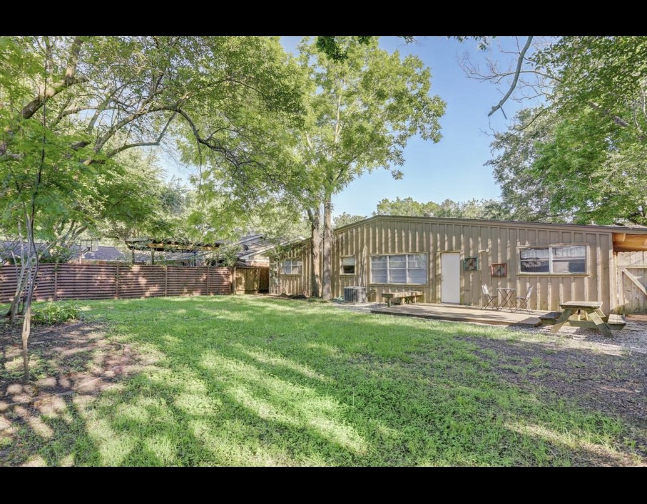 5406 Carew Street Houston, TX 77096 - Photo 3 of 18 a view of a house with backyard and sitting area