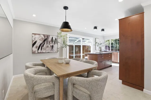 a living room with furniture and window