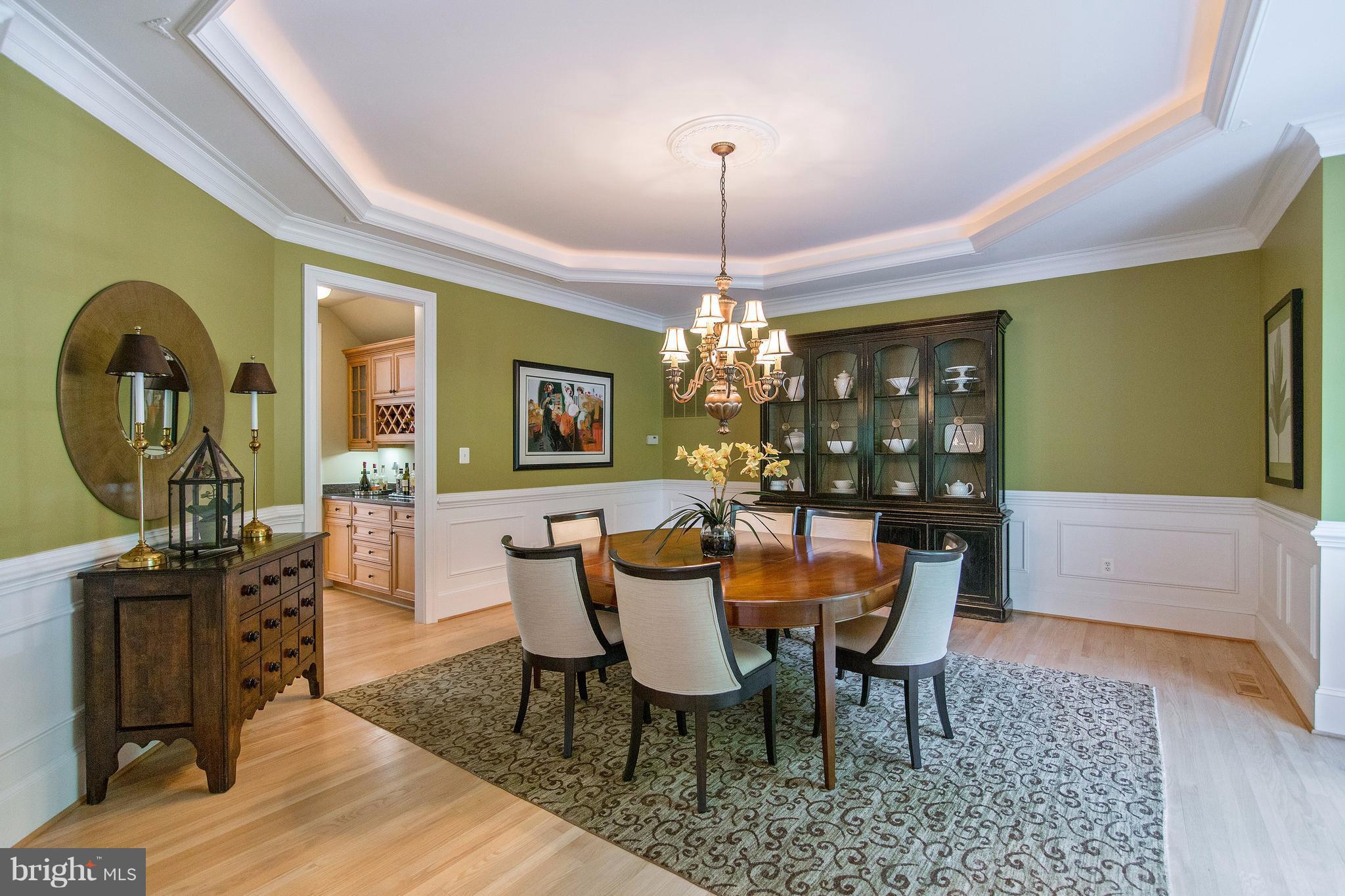 1141 Springvale Road Great Falls, VA 22066 - Photo 4 of 30 Dining Room w/ Butlers Pantry