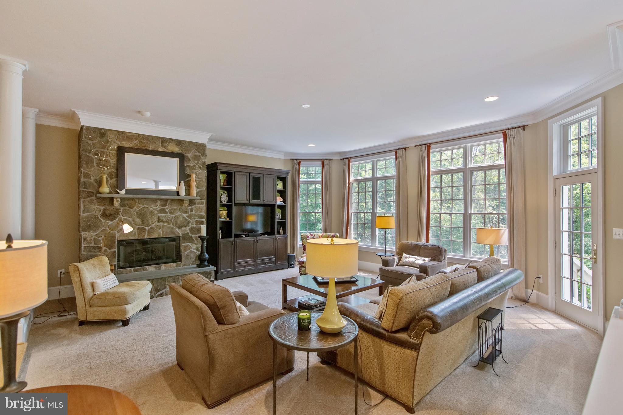 1141 Springvale Road Great Falls, VA 22066 - Photo 10 of 30 Family Rm w/ Gas Fireplace