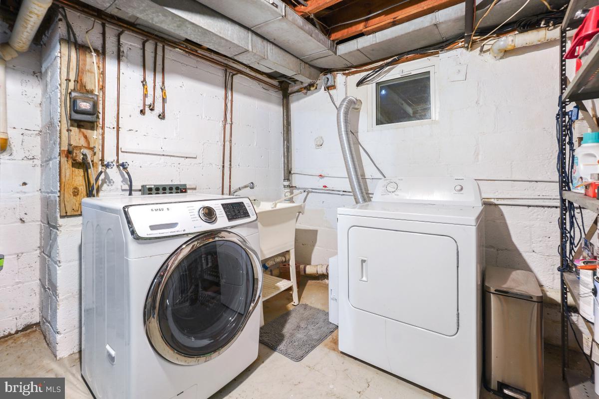 410 Mississippi Avenue Silver Spring, MD 20910 - Photo 25 of 30 Lower level laundry room/storage area