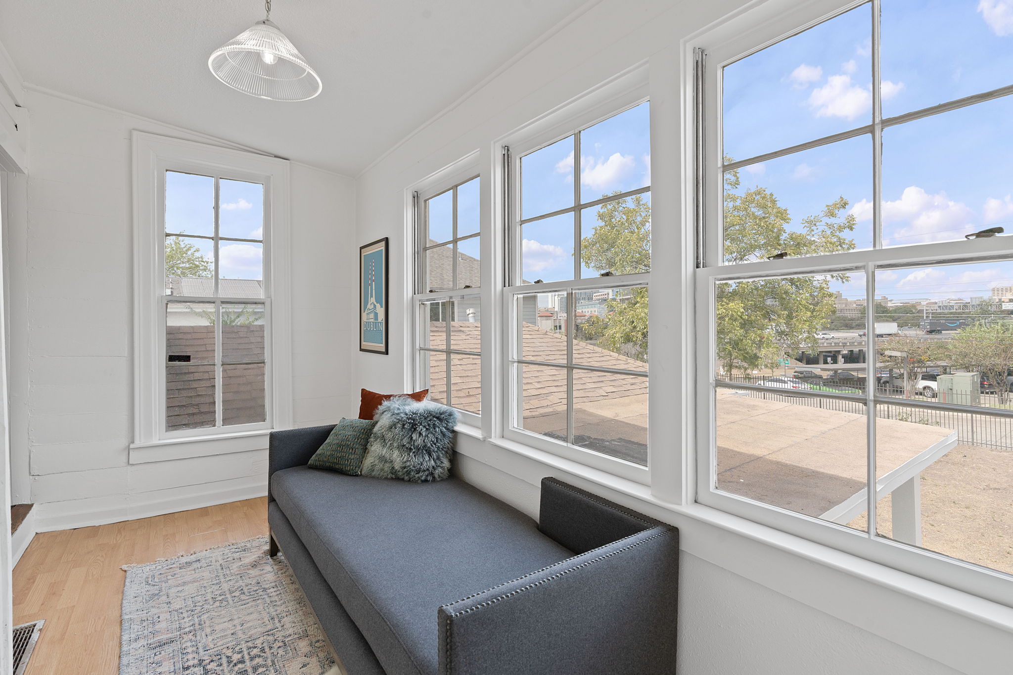 810 East 13th Street Austin, TX 78702 - Photo 21 of 39 a living room with furniture and floor to ceiling windows