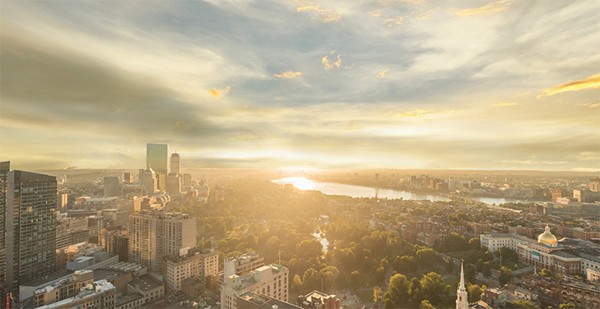 1 Franklin Street, Unit 3903 Boston, MA 02110 - Photo 2 of 26 an aerial view of city