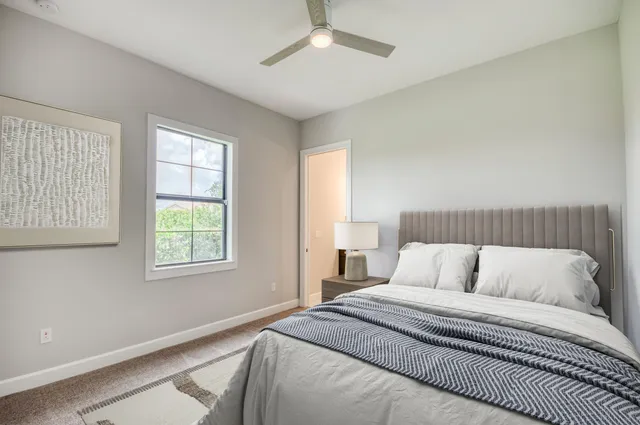 a view of park with trees