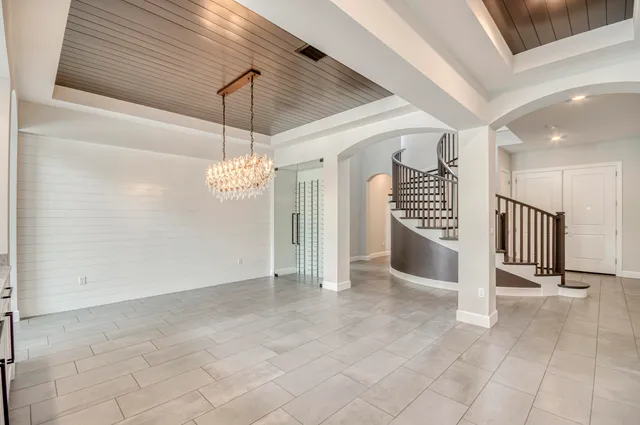 a view of a closet area